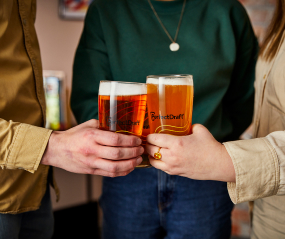 raising a glass